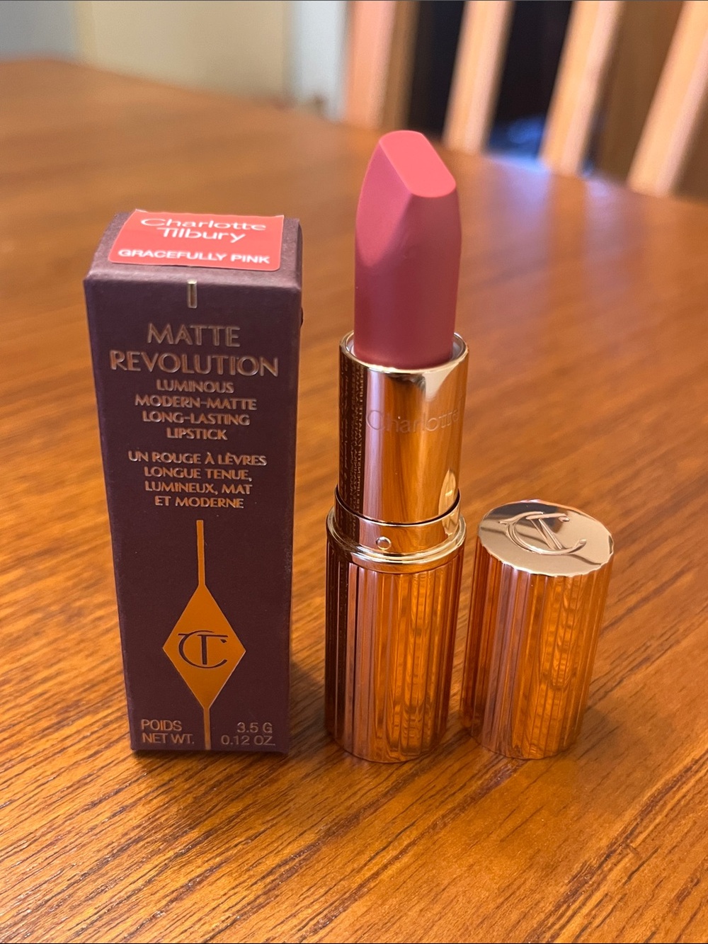 Charlotte Tilbury Matte Revolution Lipstick — Gracefully Pink Shade